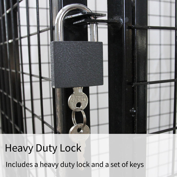 Gabbia Metallica per 3 Bombole del Gas da 19kg in Acciaio Galvanizzato 920mm