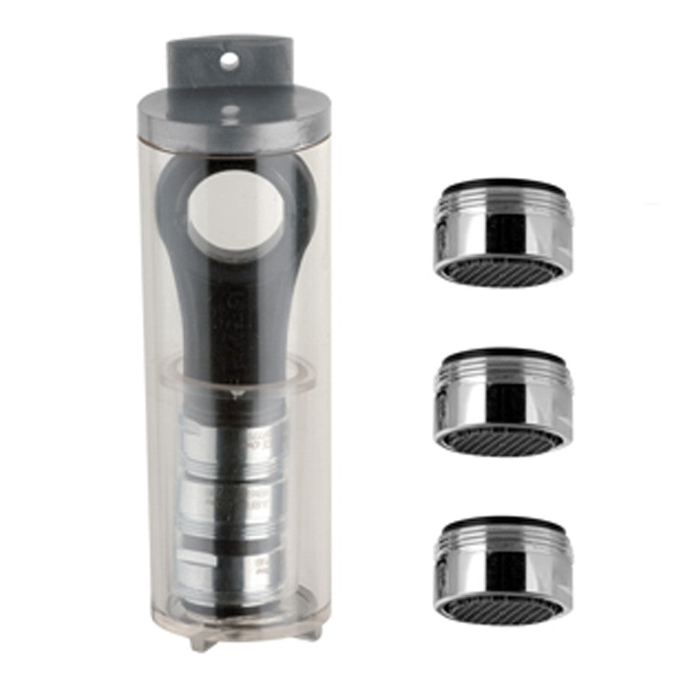 Set completo: 3 aeratori m24 anricalcare ad alta tecnologia, 1 chiave di pulizia settimanale
