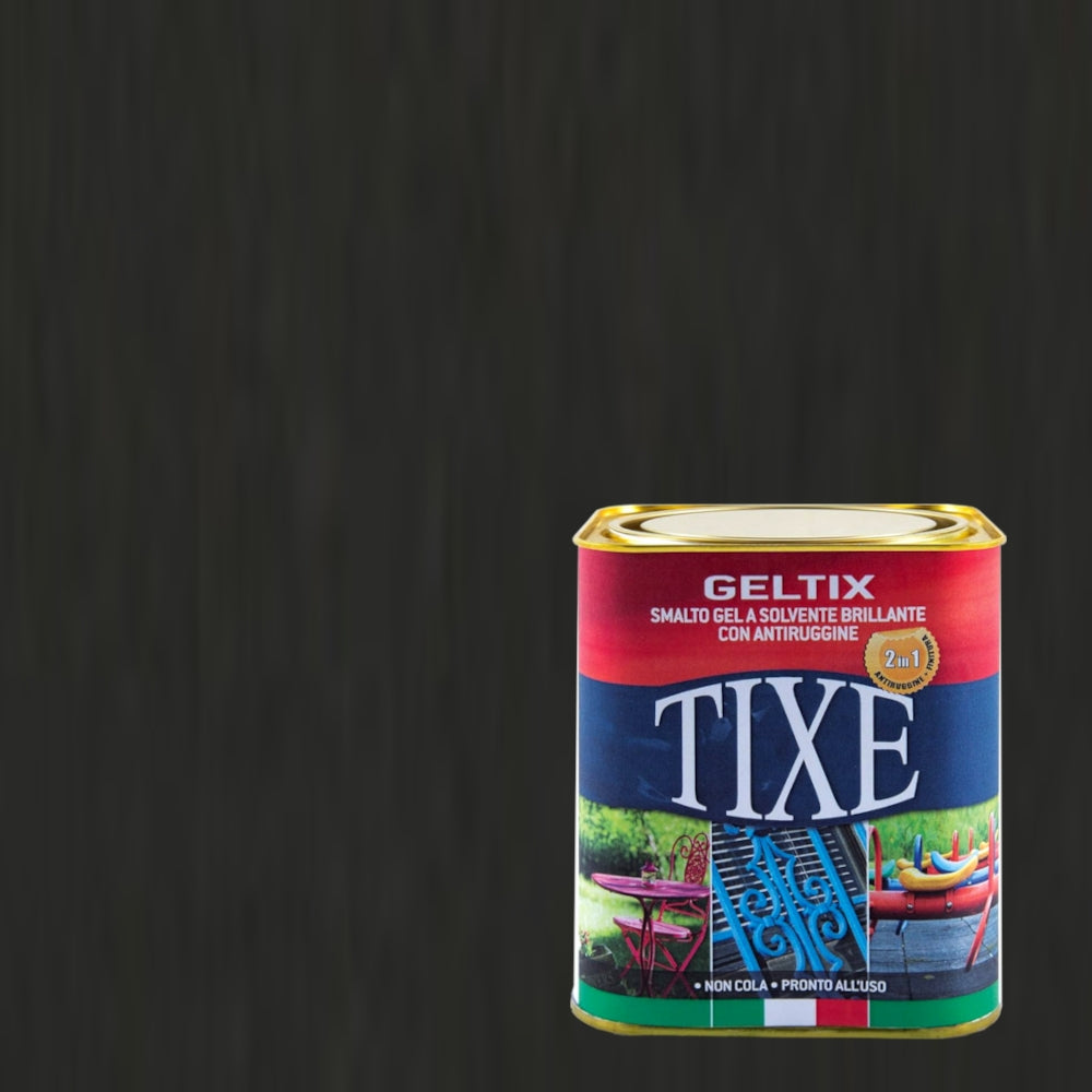 SMALTO ANTIRUGGINE GELTIX 750ML NERO MICACEO