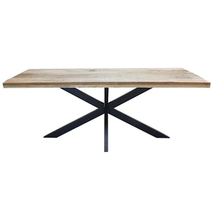 Tavolo da pranzo in legno di acacia 220x100 cm - WYATT