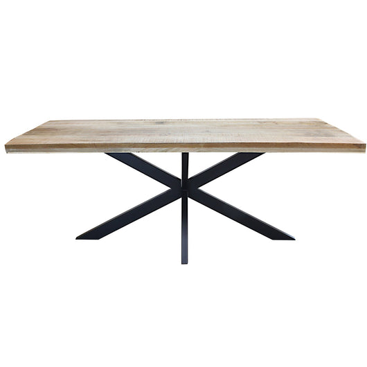 Tavolo da pranzo in legno di acacia 220x100 cm - WYATT