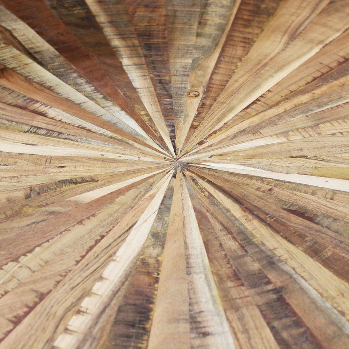 Tavolo da pranzo ovale in legno di acacia 220x100 cm - ATTICO