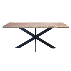 Tavolo da pranzo in legno di acacia 180x90 cm - GRANT