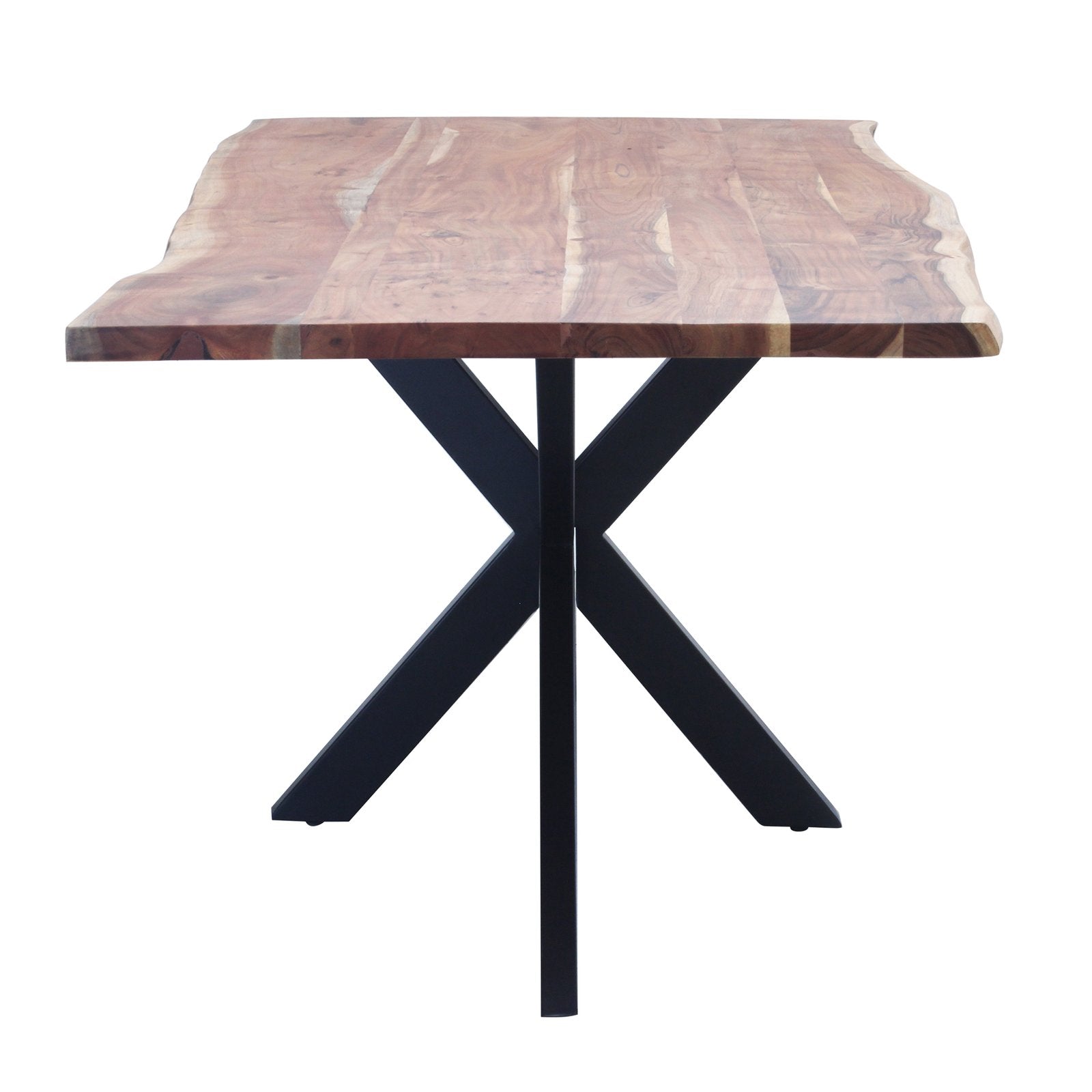 Tavolo da pranzo in legno di acacia 180x90 cm - GRANT