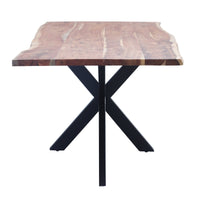 Tavolo da pranzo in legno di acacia 180x90 cm - GRANT