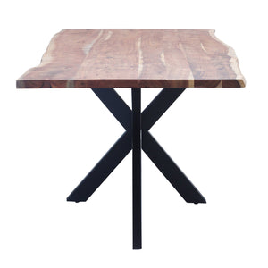 Tavolo da pranzo in legno di acacia 180x90 cm - GRANT