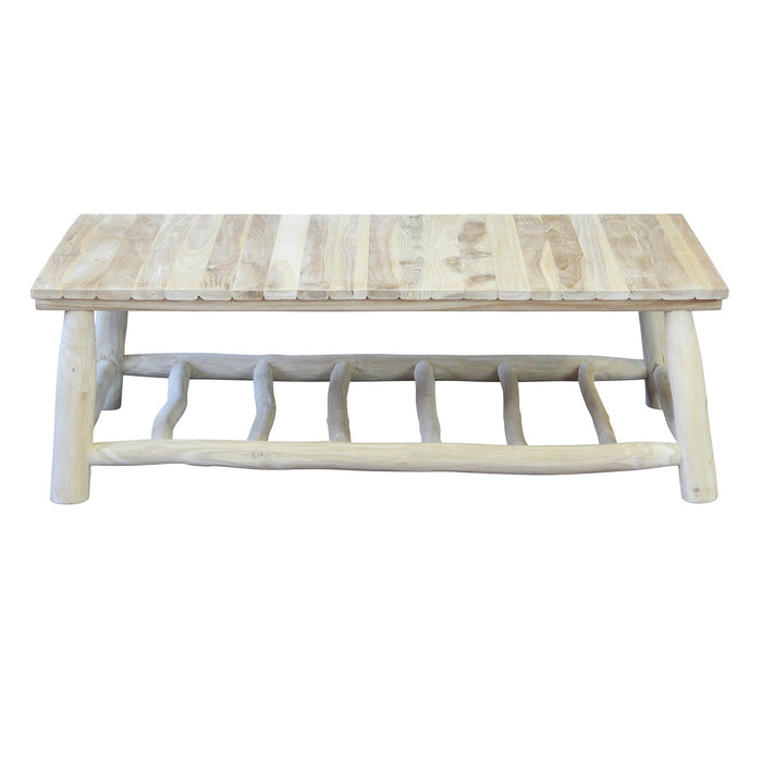 Tavolino da esterno in legno di teak - MARTI