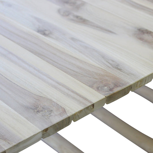 Tavolino da esterno in legno di teak - MARTI