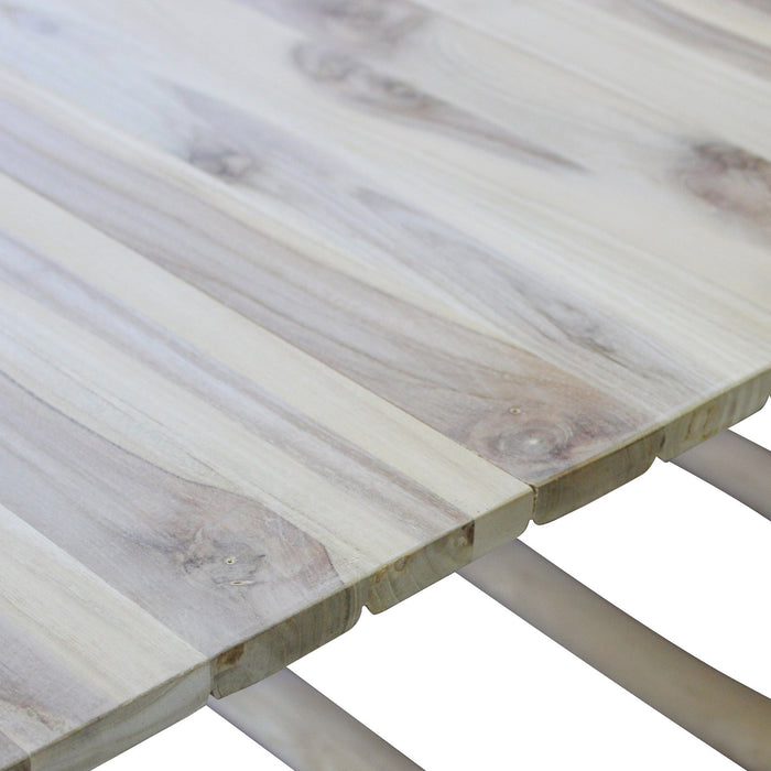 Tavolino da esterno in legno di teak - MARTI