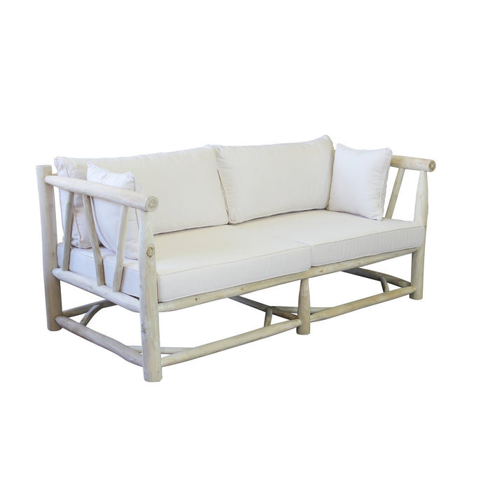 Divano da esterno 3 posti in legno di teak - MARTI