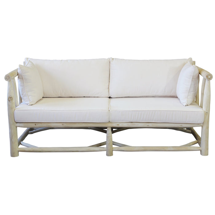 Divano da esterno 3 posti in legno di teak - MARTI