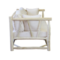 Divano da esterno 3 posti in legno di teak - MARTI