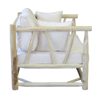 Divano da esterno 2 posti in legno di teak - MARTI