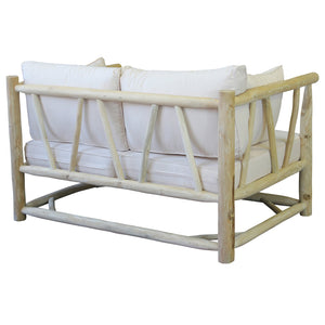 Divano da esterno 2 posti in legno di teak - MARTI