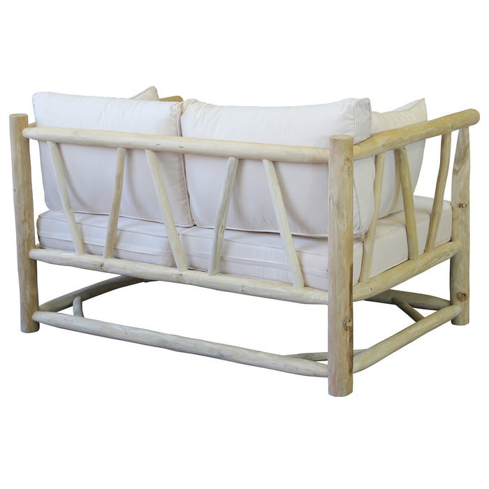 Divano da esterno 2 posti in legno di teak - MARTI