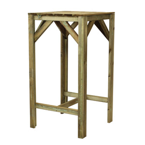 Tavolino alto per esterno in pino impregnato - ELEVATE