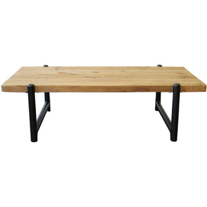 Tavolino in pino riciclato cm 135x75 - PINE