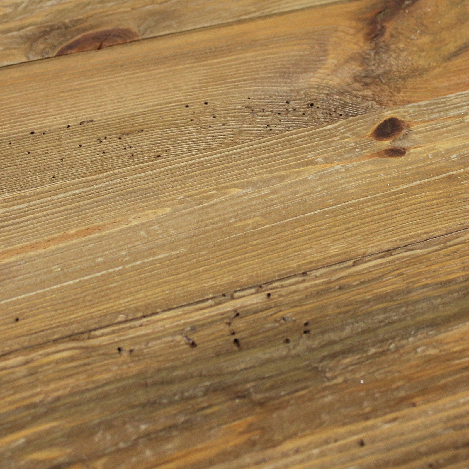 Tavolino in pino riciclato con doppio ripiano cm 120x60 - PINE