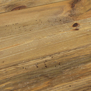 Tavolino in pino riciclato con doppio ripiano cm 120x60 - PINE