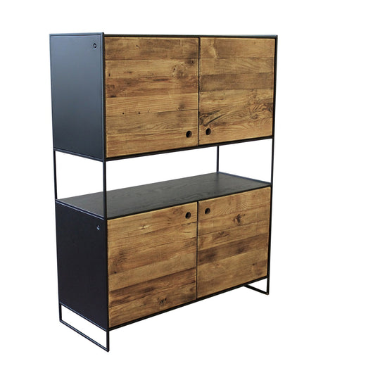 Credenza industrial in pino riciclato - PINE