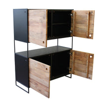 Credenza industrial in pino riciclato - PINE