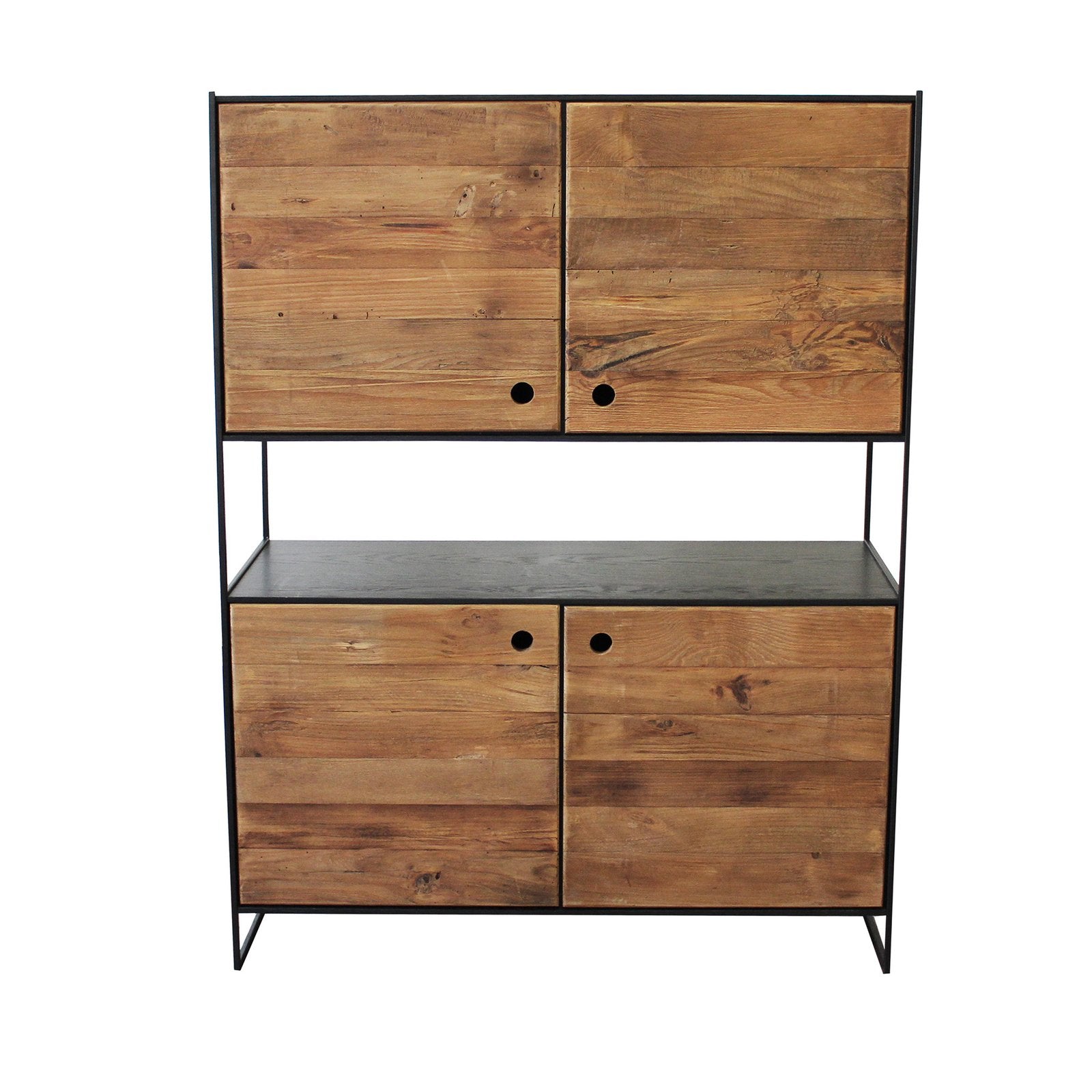 Credenza industrial in pino riciclato - PINE