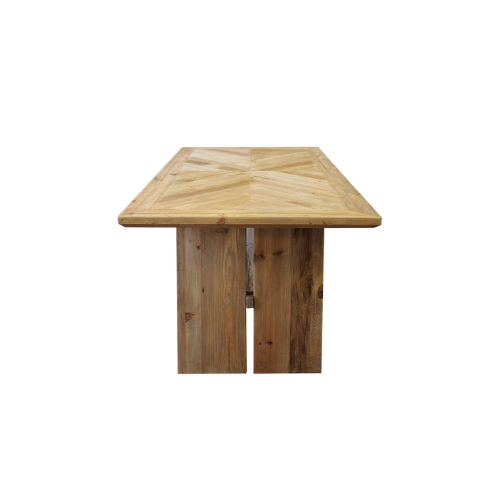 Tavolo da pranzo in legno di pino riciclato cm 180x95 - PINE