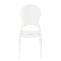 Sedia di design in policarbonato trasparente - GLACIA