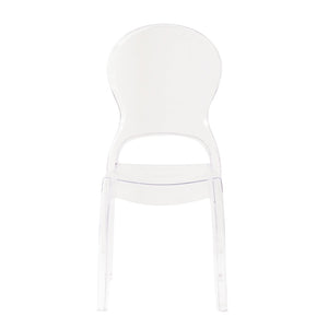 Sedia di design in policarbonato trasparente - GLACIA