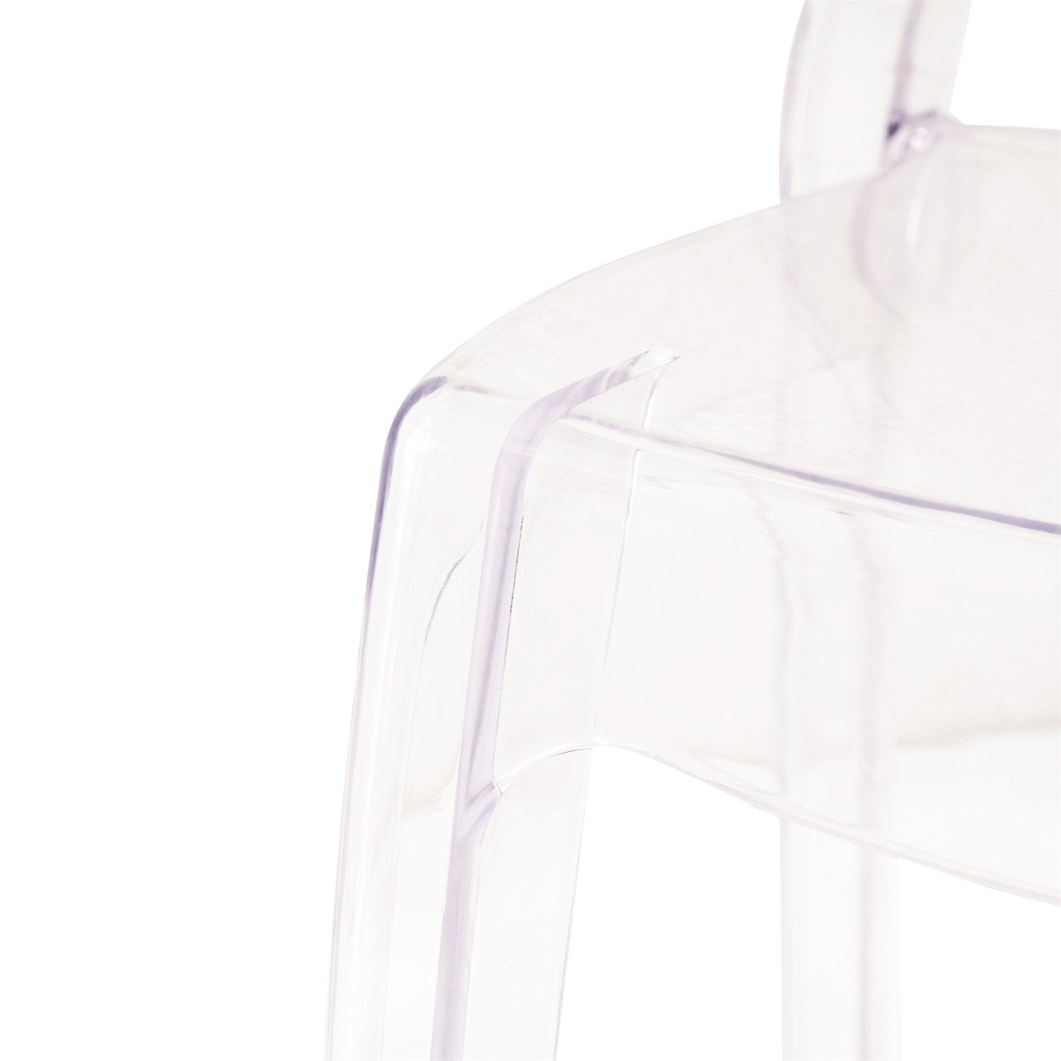 Sedia di design in policarbonato trasparente - GLACIA