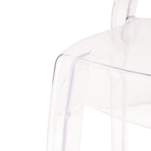 Sedia di design in policarbonato trasparente - GLACIA