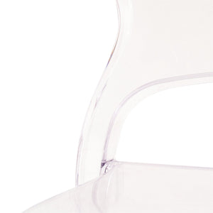 Sedia di design in policarbonato trasparente - GLACIA