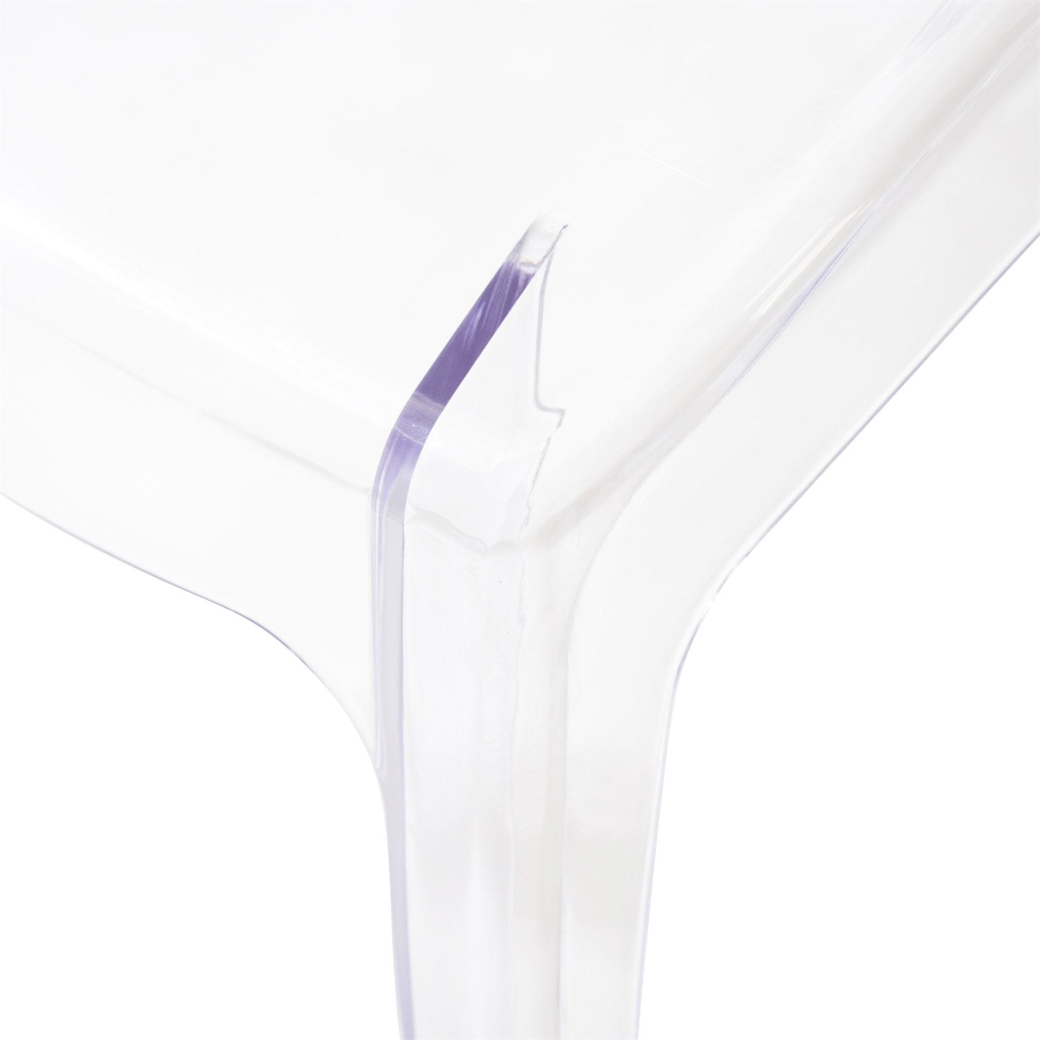 Sedia di design in policarbonato trasparente - LUMINA