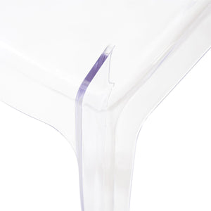 Sedia di design in policarbonato trasparente - LUMINA