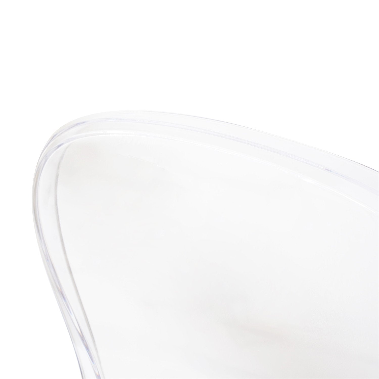 Sedia di design in policarbonato trasparente - LUMINA