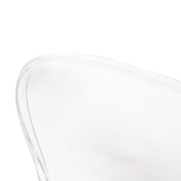 Sedia di design in policarbonato trasparente - LUMINA