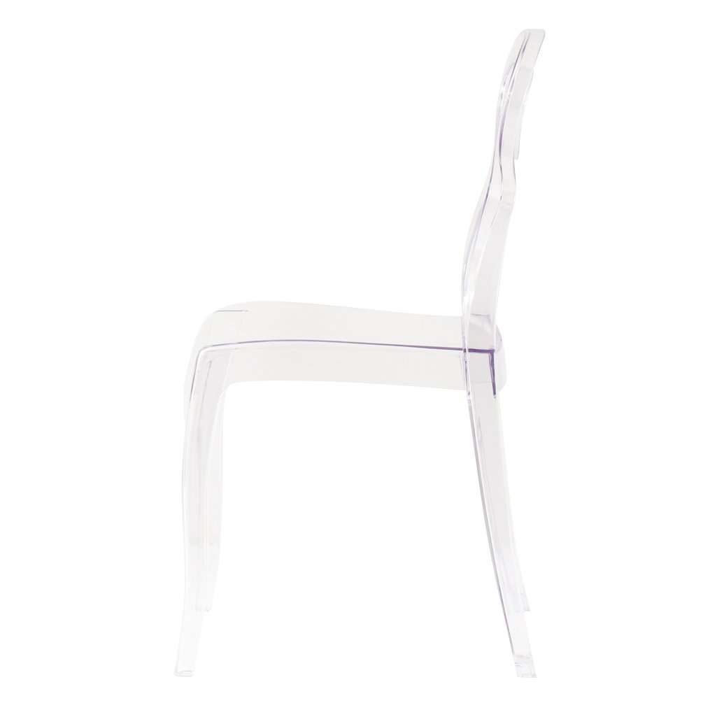 Sedia di design in policarbonato trasparente - AURA