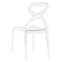 Sedia di design in policarbonato trasparente - AURA