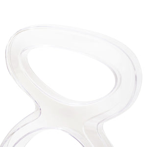 Sedia di design in policarbonato trasparente - AURA