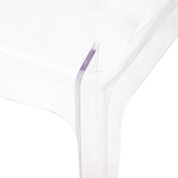 Sedia di design in policarbonato trasparente - AURA