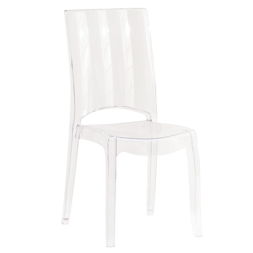Sedia di design in policarbonato trasparente - CRYSTALIA