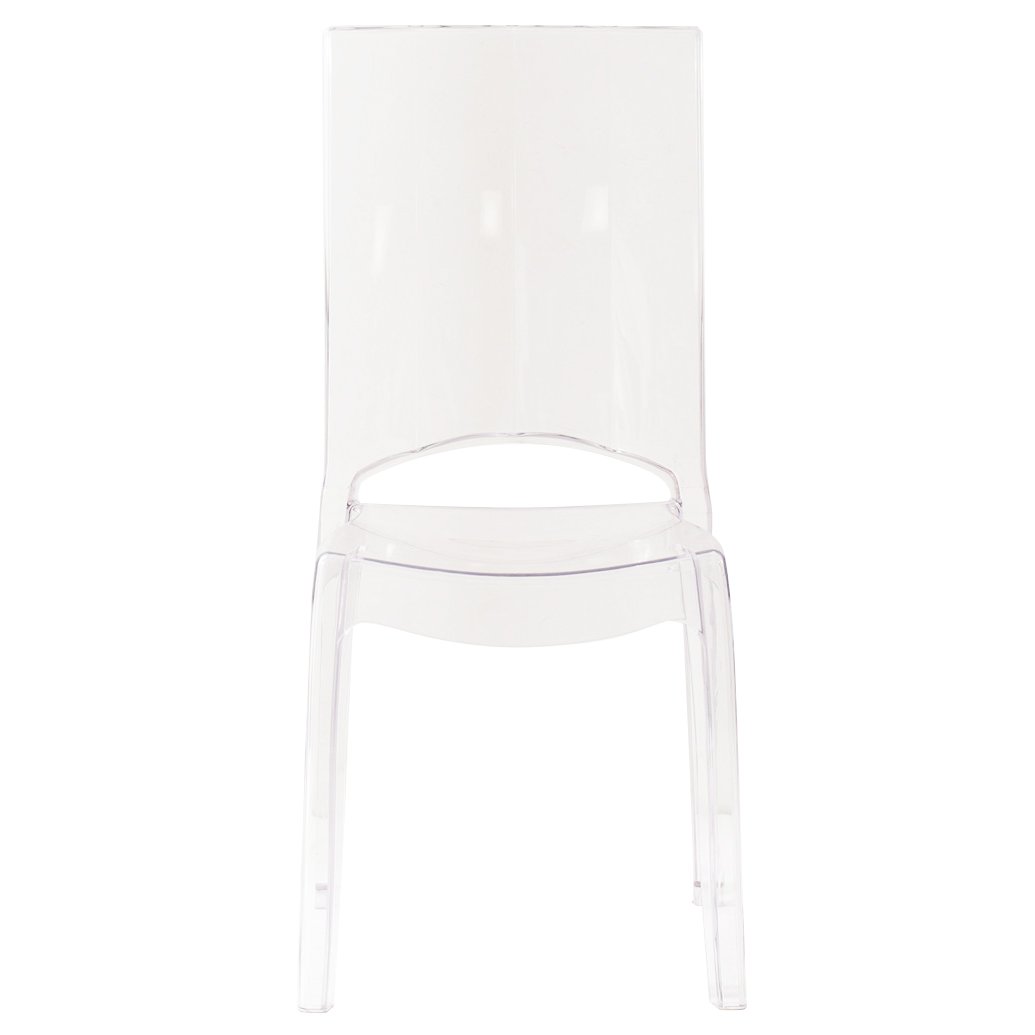 Sedia di design in policarbonato trasparente - CRYSTALIA