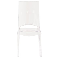 Sedia di design in policarbonato trasparente - CRYSTALIA