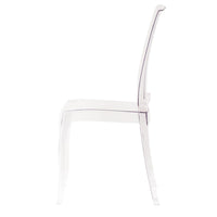 Sedia di design in policarbonato trasparente - CRYSTALIA