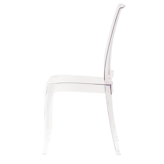Sedia di design in policarbonato trasparente - CRYSTALIA
