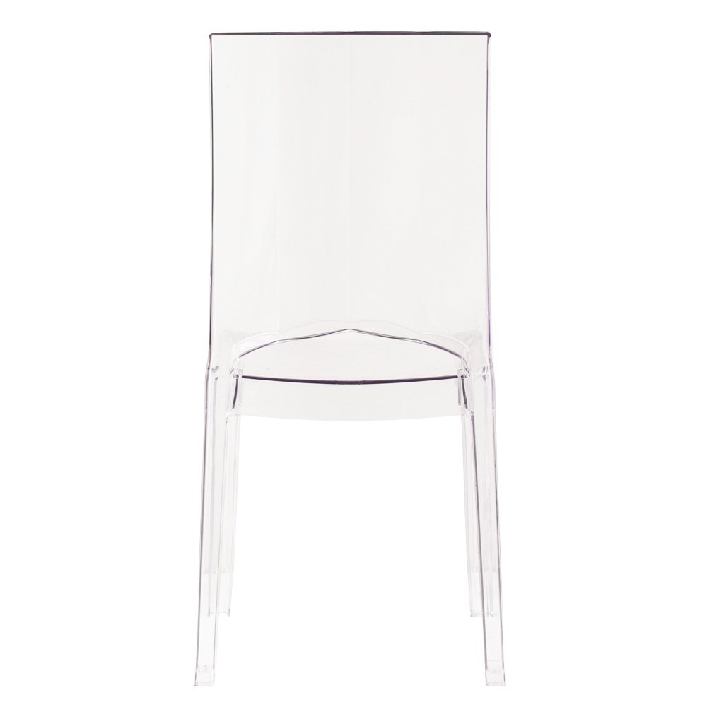 Sedia di design in policarbonato trasparente - CRYSTALIA