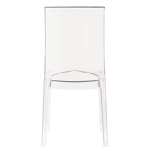 Sedia di design in policarbonato trasparente - CRYSTALIA