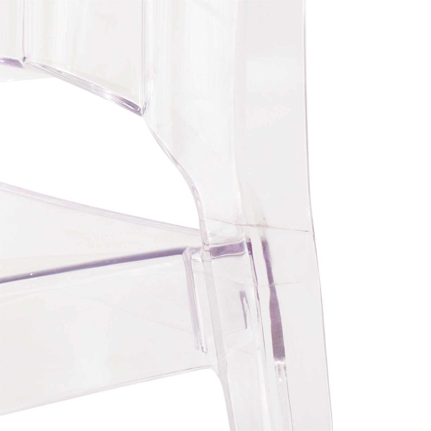 Sedia di design in policarbonato trasparente - CRYSTALIA