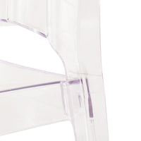 Sedia di design in policarbonato trasparente - CRYSTALIA