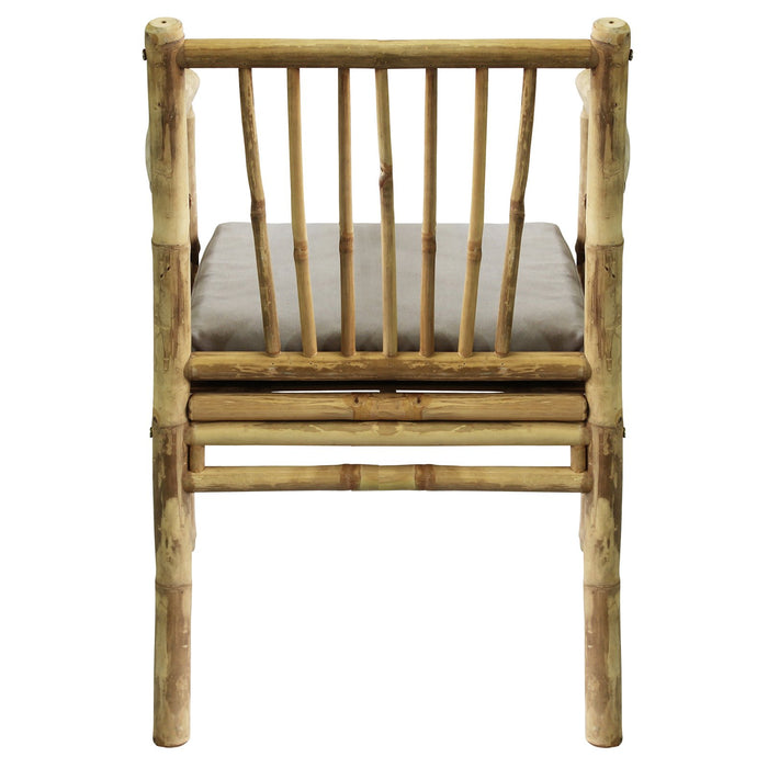 Poltrona da giardino in bamboo - CARLY